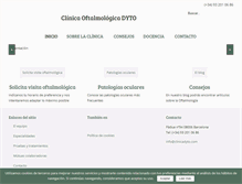 Tablet Screenshot of clinicadyto.com